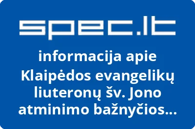 Klaipėdos evangelikų liuteronų šv. Jono atminimo bažnyčios atstatymo labdaros ir paramos fondas