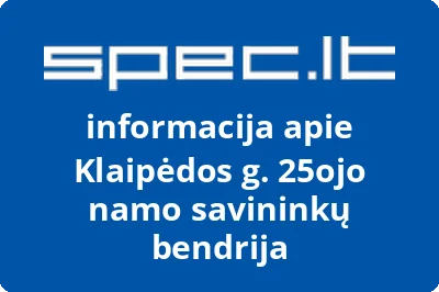 Klaipėdos g. 25ojo namo savininkų bendrija