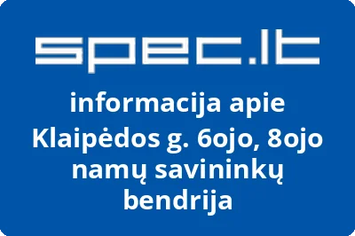 Klaipėdos g. 6ojo, 8ojo namų savininkų bendrija