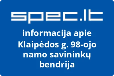 Klaipėdos g. 98-ojo namo savininkų bendrija
