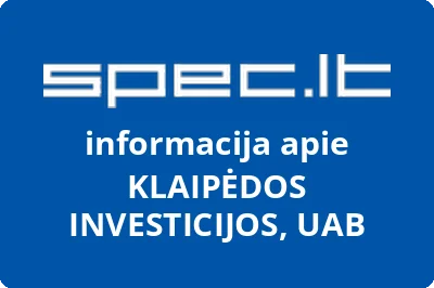 KLAIPĖDOS INVESTICIJOS, UAB