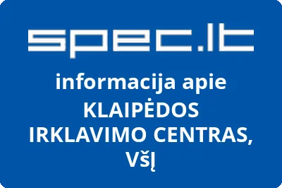 KLAIPĖDOS IRKLAVIMO CENTRAS, VŠĮ