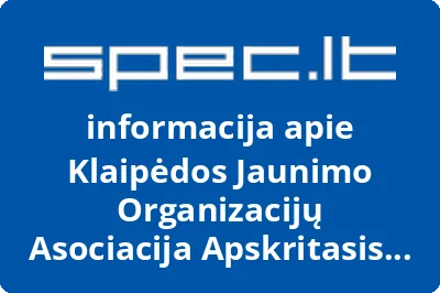 Klaipėdos jaunimo organizacijų asociacija Apskritasis stalas