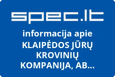 KLAIPĖDOS JŪRŲ KROVINIŲ KOMPANIJA, AB