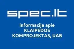 KLAIPĖDOS KOMPROJEKTAS, UAB iliustracija
