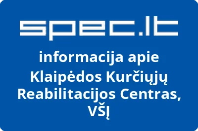 KLAIPĖDOS KURČIŲJŲ CENTRAS, VŠĮ