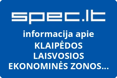 KLAIPĖDOS LAISVOSIOS EKONOMINĖS ZONOS VALDYMO BENDROVĖ, UAB