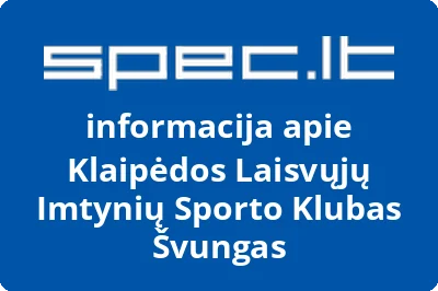 Klaipėdos laisvųjų imtynių sporto klubas Švungas