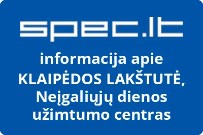 Biudžetinė įstaiga Socialinių paslaugų centras Klaipėdos lakštutė