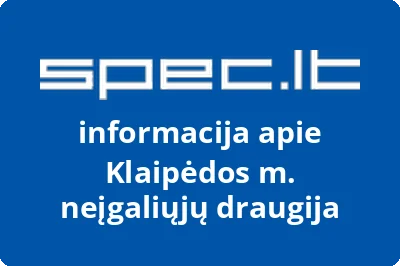 Klaipėdos miesto neįgaliųjų draugija