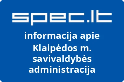 Klaipėdos m. savivaldybės administracija