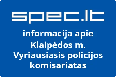 Klaipėdos apskrities vyriausiasis policijos komisariatas