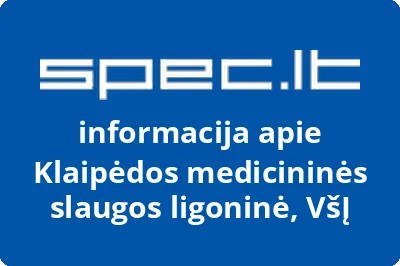 Klaipėdos medicininės slaugos ligoninė, VŠĮ