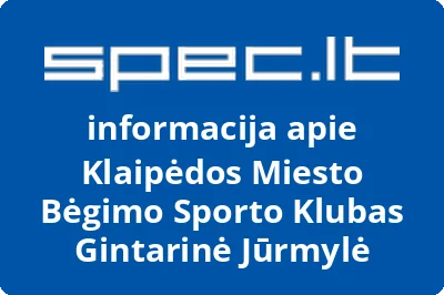 Klaipėdos miesto bėgimo sporto klubas Gintarinė jūrmylė