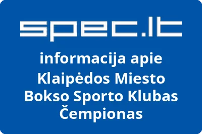 Klaipėdos miesto bokso sporto klubas Čempionas