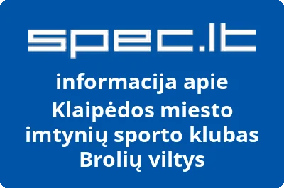 Klaipėdos miesto imtynių sporto klubas Brolių viltys | spec.lt