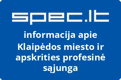 Klaipėdos miesto ir apskrities profesinė sąjunga