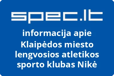 Klaipėdos miesto lengvosios atletikos sporto klubas Nikė