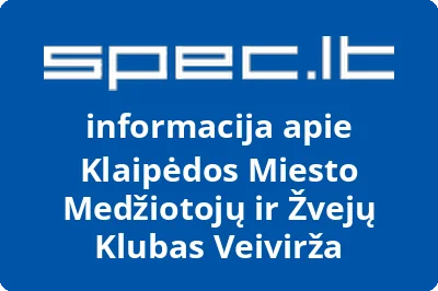 Klaipėdos miesto medžiotojų ir žvejų klubas Veivirža