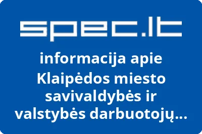 Klaipėdos miesto savivaldybės ir valstybės darbuotojų profesinė sąjunga