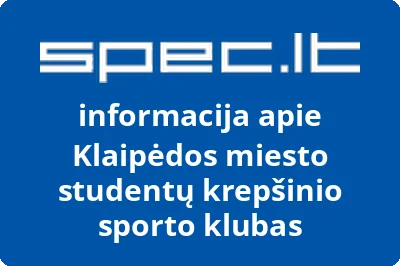 Klaipėdos miesto studentų krepšinio sporto klubas