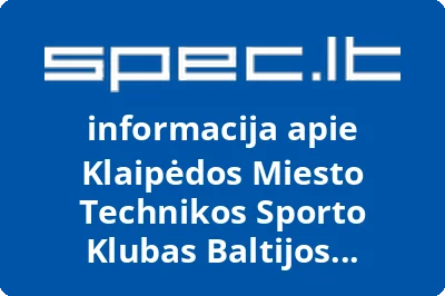 Klaipėdos miesto technikos sporto klubas BALTIJOS SPORTAS