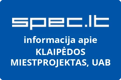 KLAIPĖDOS MIESTPROJEKTAS, UAB