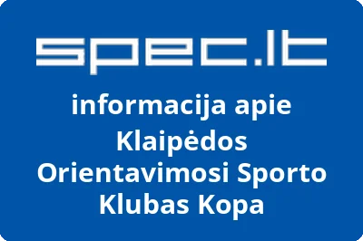 Klaipėdos orientavimosi sporto klubas KOPA