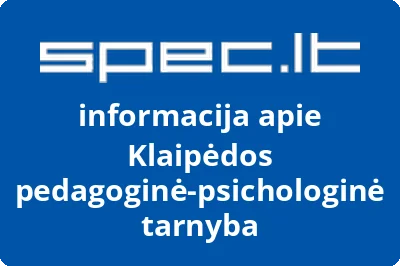 Klaipėdos pedagoginė-psichologinė tarnyba