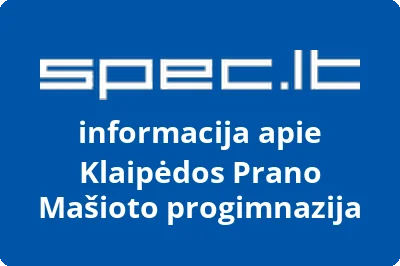 Klaipėdos Prano Mašioto progimnazija