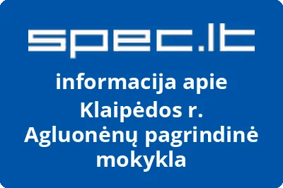 Klaipėdos r. Agluonėnų mokykladarželis