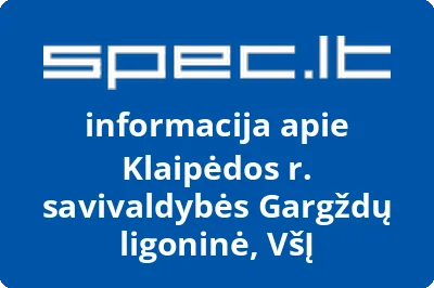 Klaipėdos rajono savivaldybės sveikatos centras, VŠĮ | spec.lt