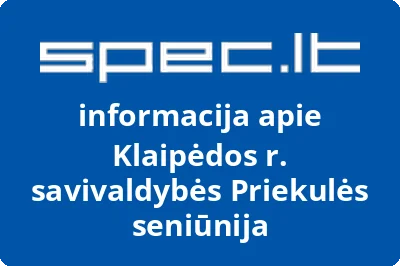 Klaipėdos r. savivaldybės Priekulės seniūnija