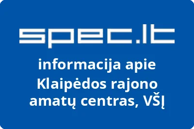 Klaipėdos rajono amatų centras, VŠĮ