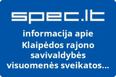 Klaipėdos rajono savivaldybės visuomenės sveikatos biuras