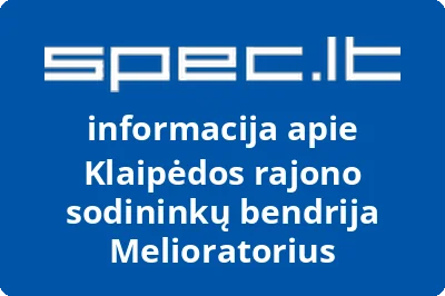 Klaipėdos rajono sodininkų bendrija Melioratorius