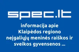 Klaipėdos regiono neįgaliųjų meninės raiškos ir sveikos gyvensenos asociacija Trijų mūzų blyksniai