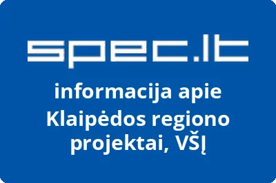 Klaipėdos regiono projektai, VŠĮ | spec.lt