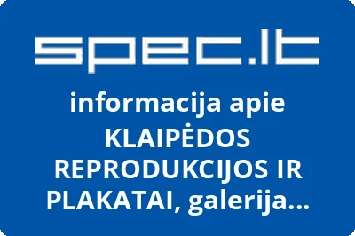 Klaipėdos reprodukcijos ir plakatai, UAB