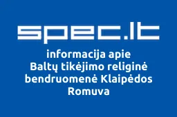 Baltų tikėjimo religinė bendruomenė Klaipėdos Romuva | spec.lt