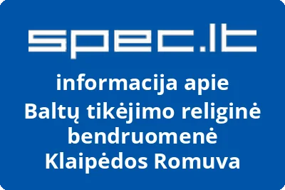 Baltų tikėjimo religinė bendruomenė Klaipėdos Romuva