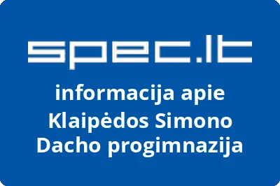 Klaipėdos Simono Dacho progimnazija