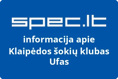 Klaipėdos šokių klubas Ufas