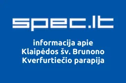 Klaipėdos šv. Brunono Kverfurtiečio parapija | spec.lt