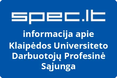 Klaipėdos Universiteto Darbuotojų Profesinė Sąjunga