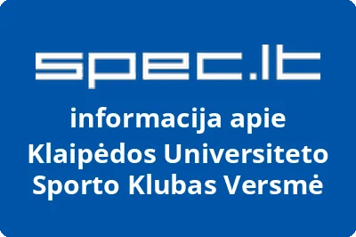 Klaipėdos universiteto sporto klubas Versmė