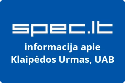KLAIPĖDOS URMAS, UAB | spec.lt