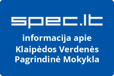 Klaipėdos Verdenės Pagrindinė Mokykla