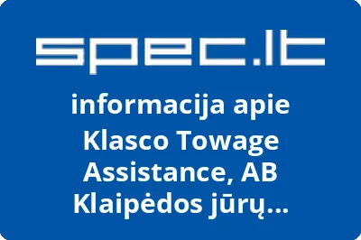 Klasco Towage Assistance, AB Klaipėdos jūrų krovinių kompanijos filialas