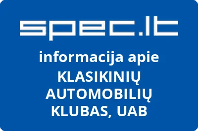 KLASIKINIŲ AUTOMOBILIŲ KLUBAS, UAB